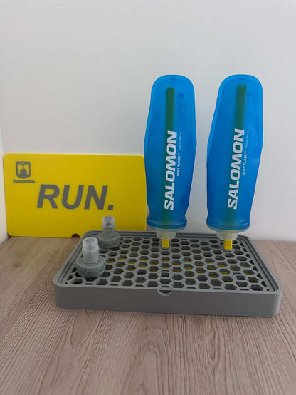 🏃 Support de séchage pour gourdes souples (trail / running)