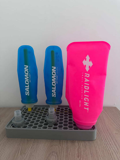 🏃 Support de séchage pour gourdes souples (trail / running)